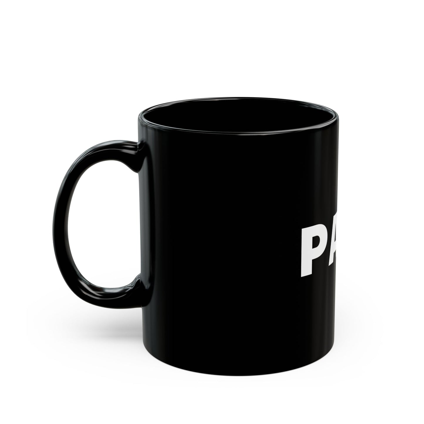 Personalized PAXA Black Mug - Bold 11oz/15oz Coffee Cup for Coffee Lovers