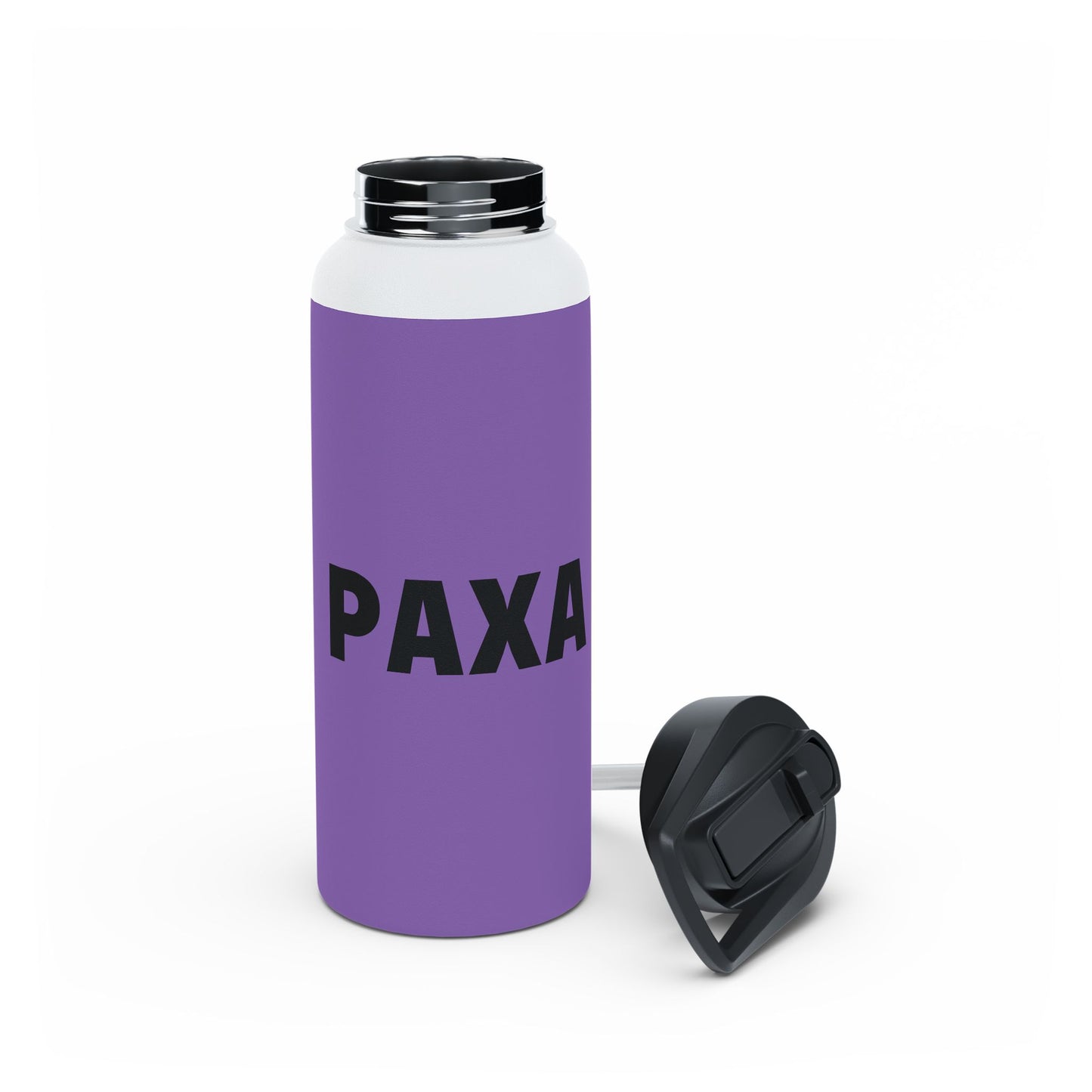 Stainless Steel Water Bottle - Personalized Purple Stainless Steel Water Bottle - PAXA