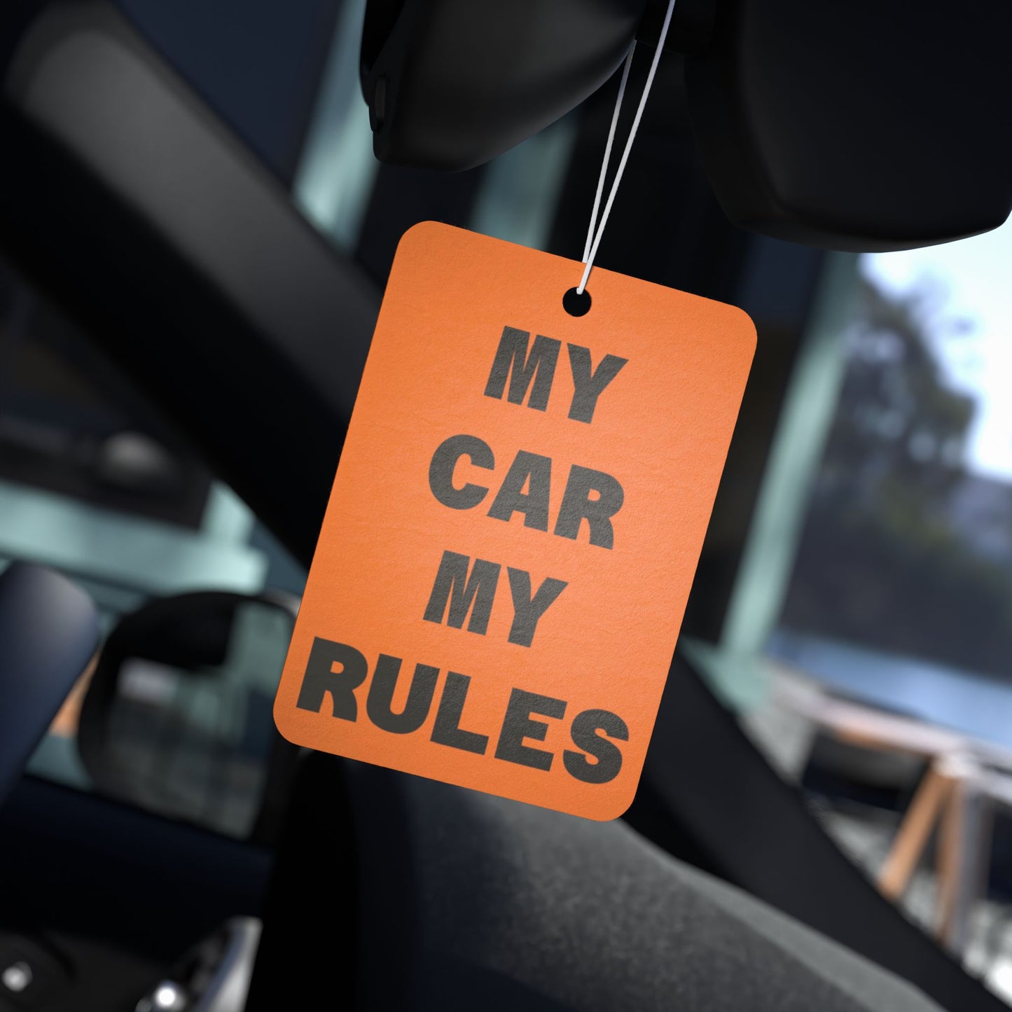My Car My Rules Air Freshener - Fun Citrus Scent for Car Enthusiasts - Car Air Freshener Set