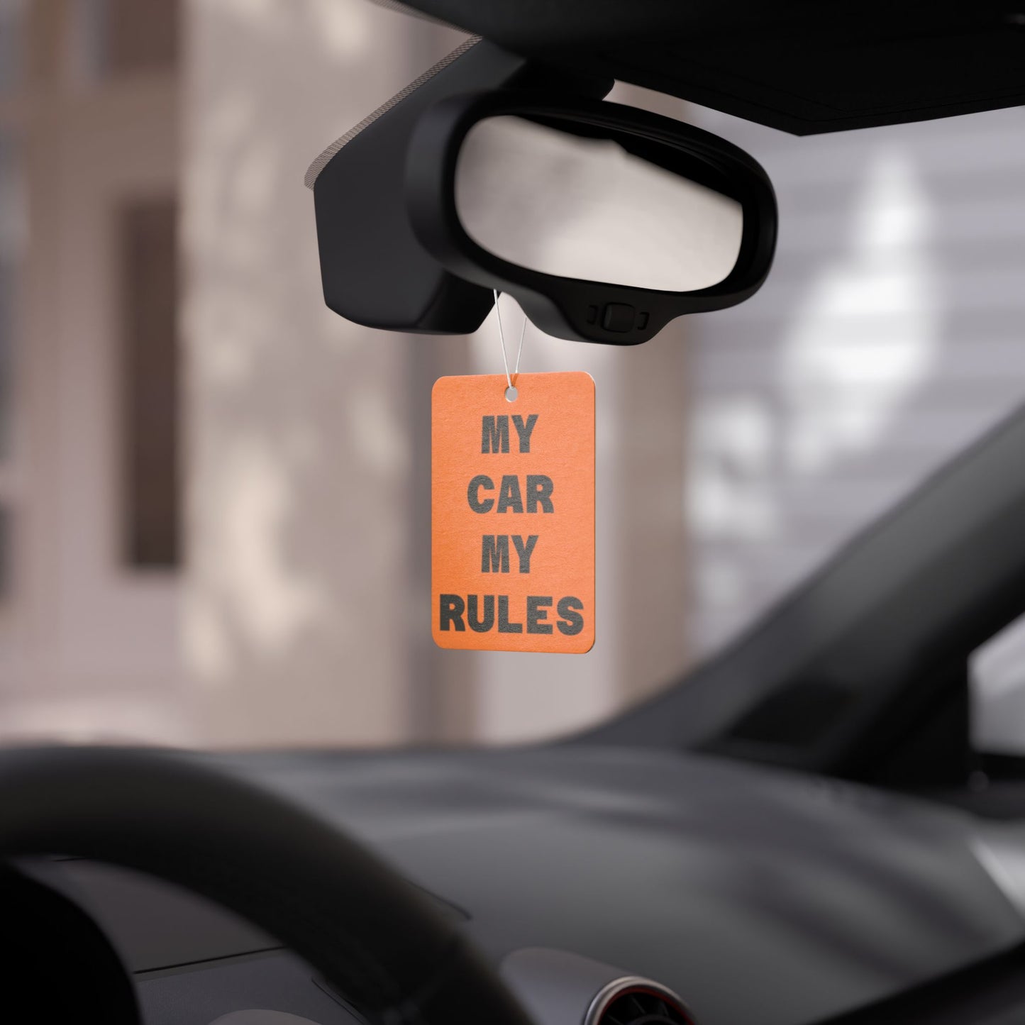 My Car My Rules Air Freshener - Fun Citrus Scent for Car Enthusiasts - Car Air Freshener Set