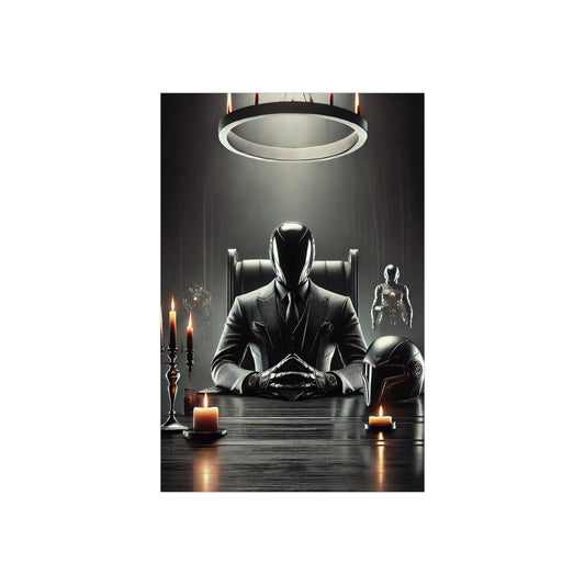 Mysterious Foam Board Art - Dark Elegance Decor for Sci-Fi Lovers - Foam Board Wall Decor