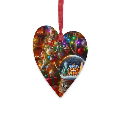 Festive Wooden Ornaments - Christmas Bell Decor for Holiday Cheer