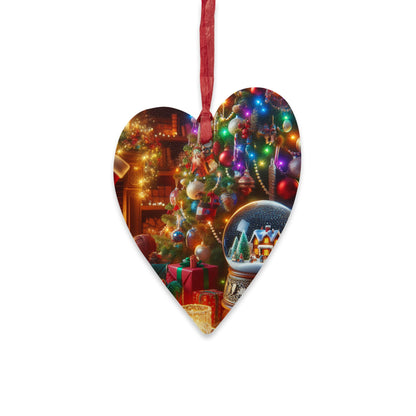 Festive Wooden Ornaments - Christmas Bell Decor for Holiday Cheer