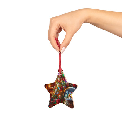 Festive Wooden Ornaments - Christmas Bell Decor for Holiday Cheer