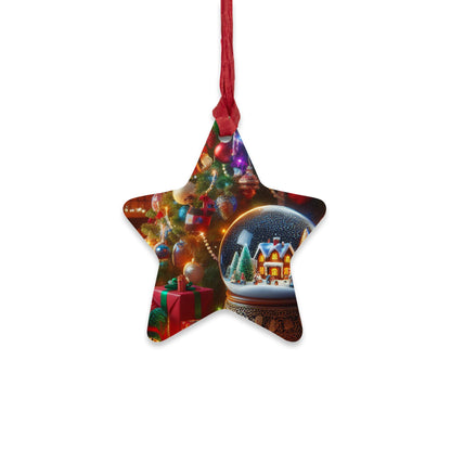 Festive Wooden Ornaments - Christmas Bell Decor for Holiday Cheer