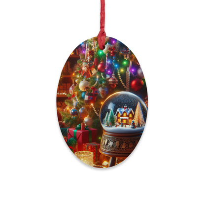 Festive Wooden Ornaments - Christmas Bell Decor for Holiday Cheer